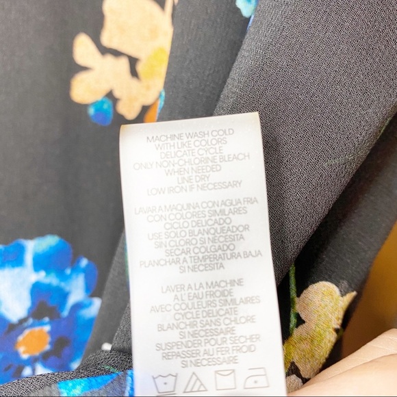 NEW Calvin Klein Floral Print Blouse XL - Picture 12 of 12